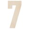 Good Wood By Leisure Arts Letter 13" No 7, Wooden Letters, Wood Letters, Wooden Letters Wall Decor, Large Letters 13 Inch, Small For Crafts